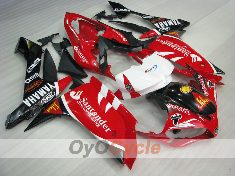 Einspritz-Verkleidungskit für YZF-R1 07-08 - Rot, Schwarz - Santander #OYO87905705