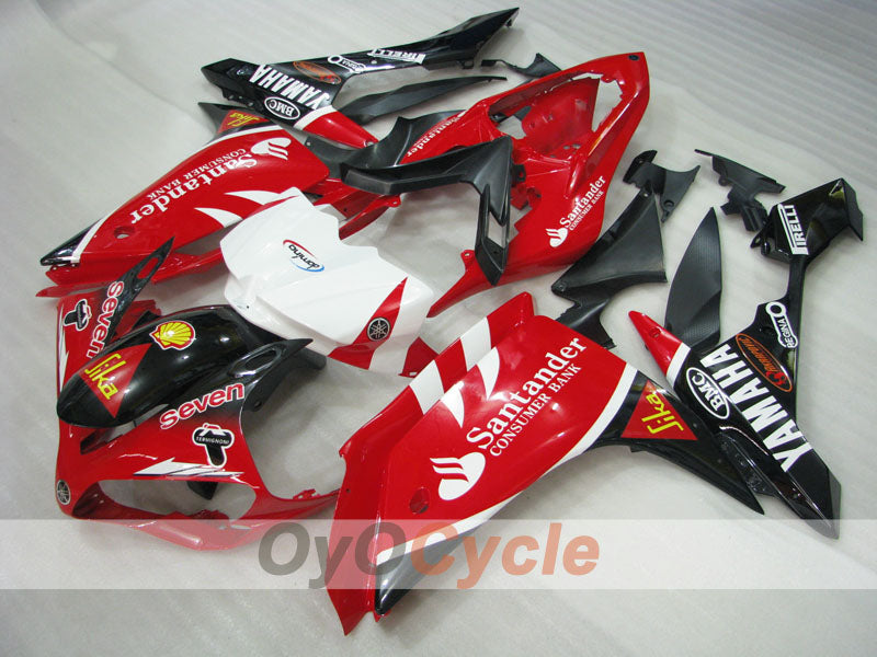 Einspritz-Verkleidungskit für YZF-R1 07-08 - Rot, Schwarz - Santander #OYO87905705