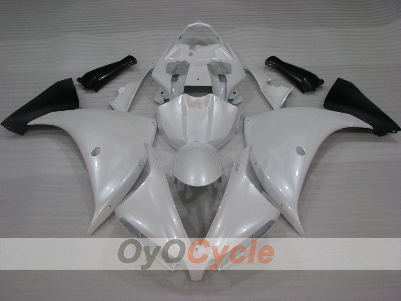 Einspritz-Verkleidungskit für YZF-R1 09-11 - Perlweiß - Ohne Aufkleber / Dekor, Werksstil #OYO87905706
