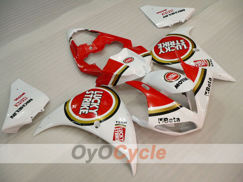 Einspritz-Verkleidungskit für YZF-R1 09-11 - Rot, Weiß - Lucky Strike #OYO87905710 Hauptbild