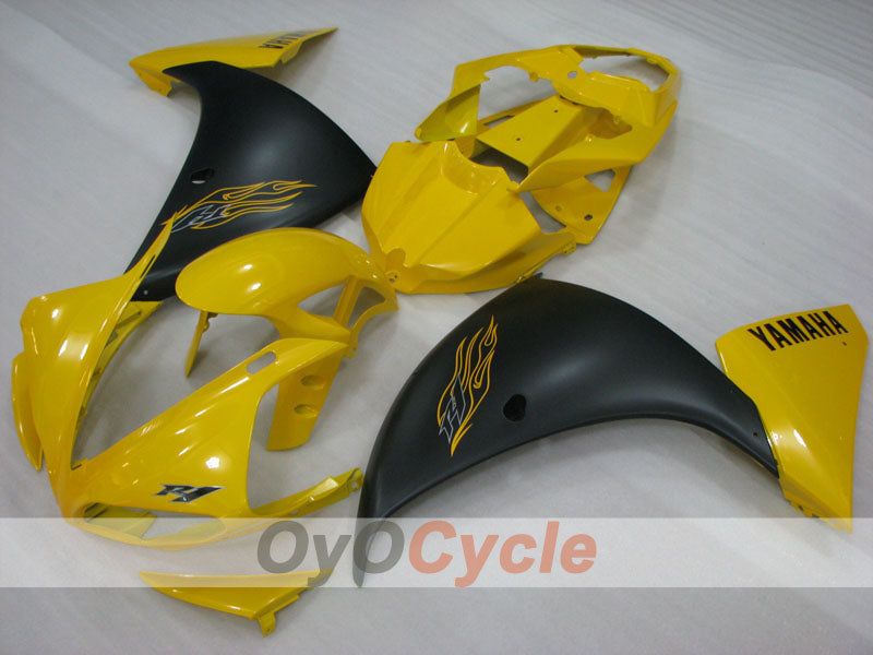 Einspritz-Verkleidungskit für YZF-R1 09-11 - Gelb, Schwarz, Matt - Werksstil #OYO87905715 Zweitbild