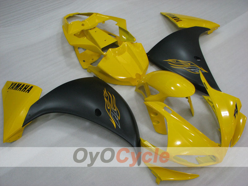 Einspritz-Verkleidungskit für YZF-R1 09-11 - Gelb, Schwarz, Matt - Werksstil #OYO87905715 Hauptbild
