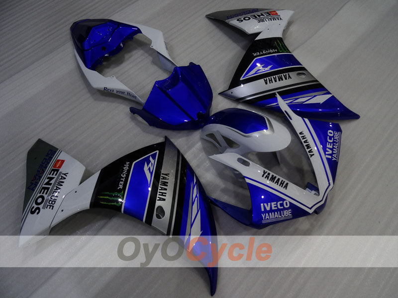 Einspritzverkleidungsset für 09-11 YZF-R1 - Blau, Weiß - ENEOS #OYO87905719 Hauptbild