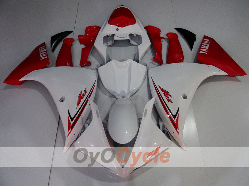 Einspritzverkleidungsset für 09-11 YZF-R1 - Rot, Weiß - Werksstil #OYO87905721