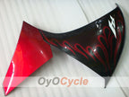 Einspritzverkleidungsset für 09-11 YZF-R1 - Rot, Schwarz - Flamme #OYO87905723