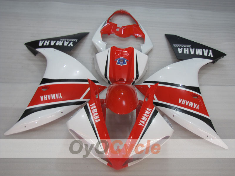 Einspritzverkleidungsset für 09-11 YZF-R1 - Rot, Weiß - Werksstil #OYO87905724