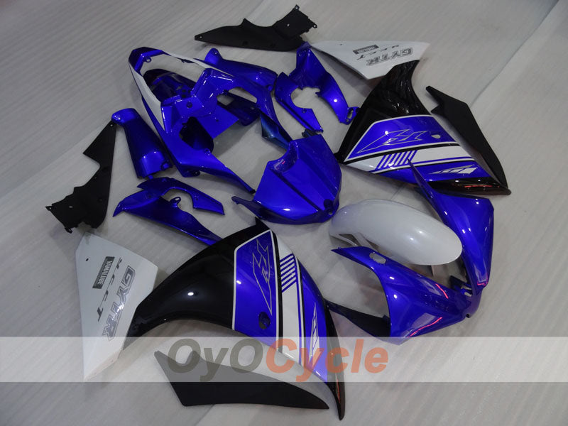 Einspritzverkleidungsset für 12-14 YZF-R1 - Blau, Weiß, Schwarz - GYTR #OYO87905728