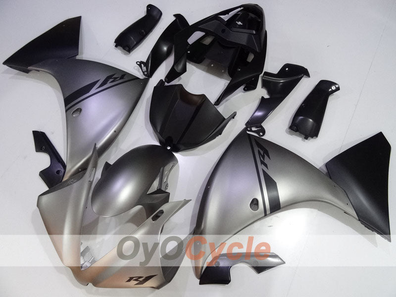 Einspritzverkleidungssatz für YZF-R1 12-14 - Schwarz, Grau, Matt - Werksstil #OYO87905730