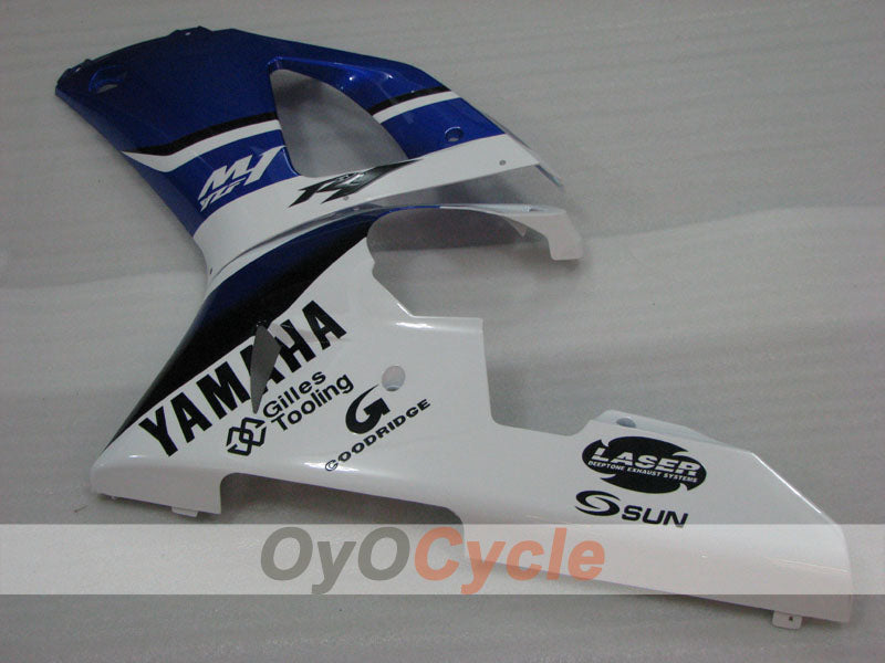 Einspritzverkleidungssatz für YZF-R1 00-01 - Blau, Weiß - Sun #OYO87905731