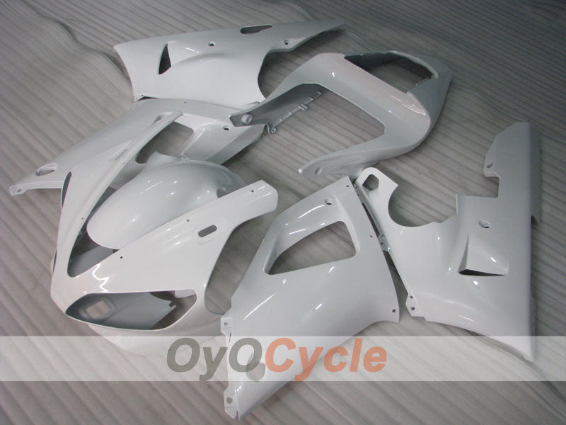 Einspritzverkleidungssatz für YZF-R1 00-01 - Weiß - Ohne Aufkleber / Dekor, Werksstil #OYO87905734