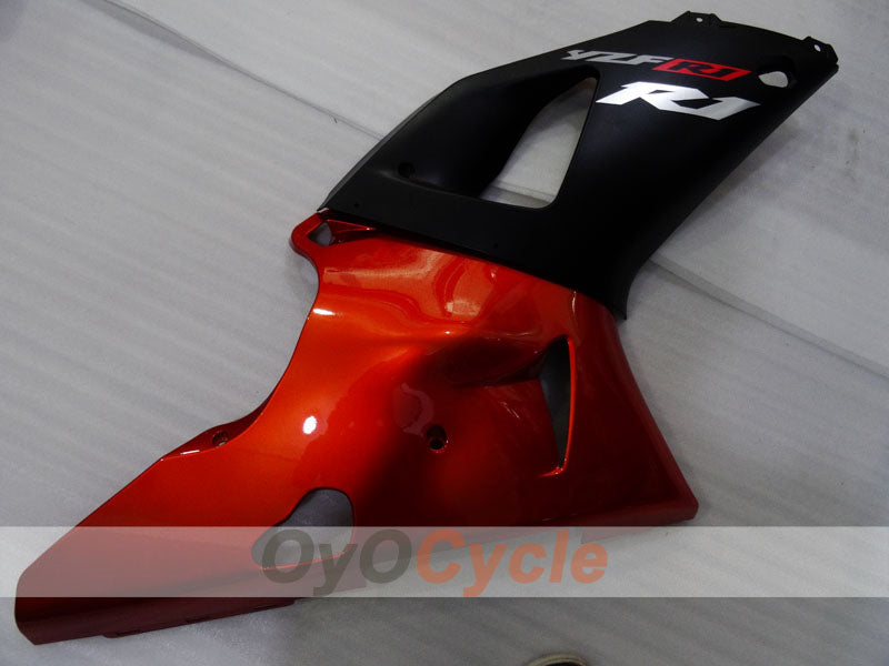 Einspritzverkleidungssatz für YZF-R1 00-01 - Orange, Schwarz - Werksstil #OYO87905739