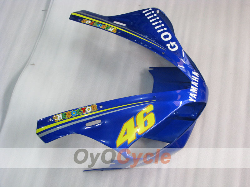 Verkleidungssatz für Einspritzmodelle der YZF-R1, Baujahr 00-01 - Blau, Weiß - GO!!!!!!!, MOTUL #OYO87905743