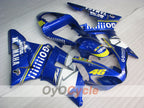 Verkleidungssatz für Einspritzmodelle der YZF-R1, Baujahr 00-01 - Blau, Weiß - GO!!!!!!!, MOTUL #OYO87905743