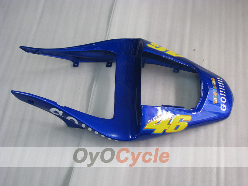 Verkleidungssatz für Einspritzmodelle der YZF-R1, Baujahr 00-01 - Blau, Weiß - GO!!!!!!!, MOTUL #OYO87905743