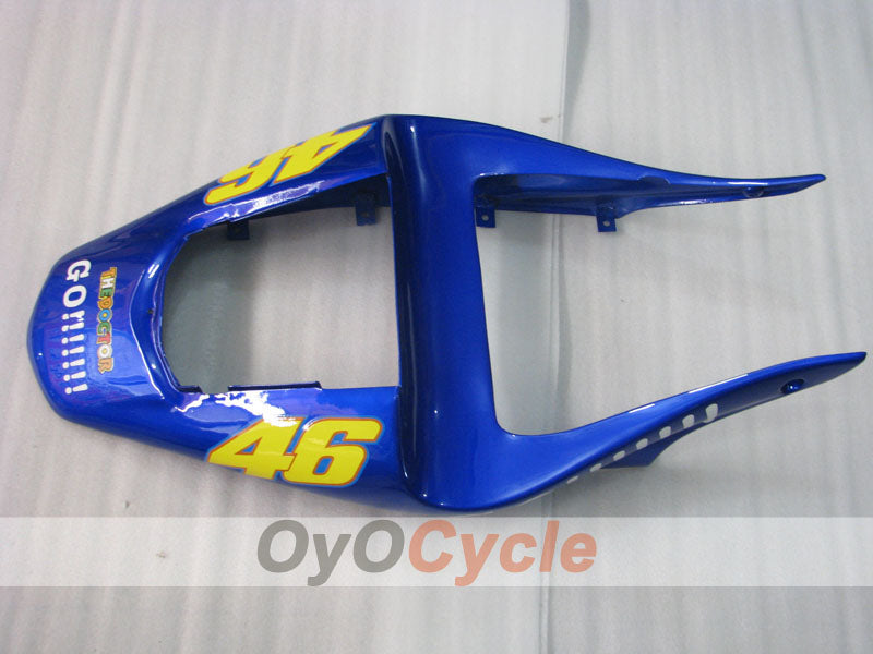 Verkleidungssatz für Einspritzmodelle der YZF-R1, Baujahr 00-01 - Blau, Weiß - GO!!!!!!!, MOTUL #OYO87905743