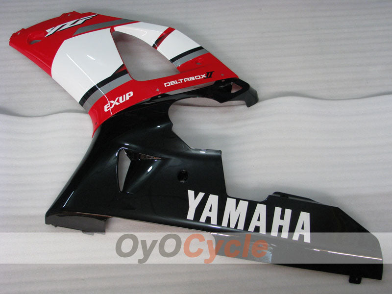 Verkleidungssatz für Einspritzmodelle der YZF-R1, Baujahr 00-01 - Rot, Weiß - Werksdesign #OYO87905744