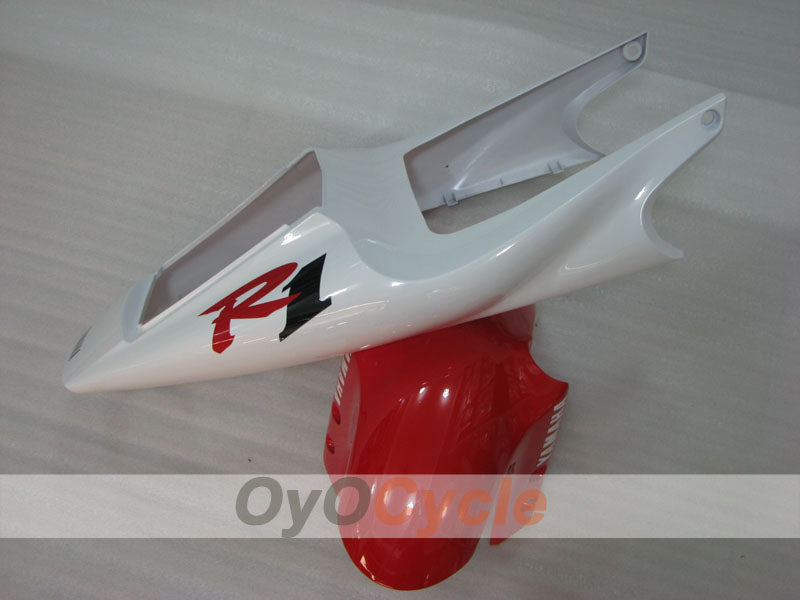 Verkleidungssatz für Einspritzmodelle der YZF-R1, Baujahr 00-01 - Rot, Weiß - Werksdesign #OYO87905746
