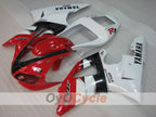 Verkleidungssatz für Einspritzmodelle der YZF-R1, Baujahr 00-01 - Rot, Weiß - Werksdesign #OYO87905746