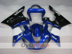 Verkleidungssatz für Einspritzmodelle der YZF-R1, Baujahr 00-01 - Blau, Weiß - Werksdesign #OYO87905747