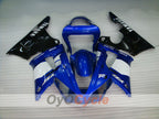 Verkleidungssatz für Einspritzmodelle der YZF-R1, Baujahr 00-01 - Blau, Weiß - Werksdesign #OYO87905748