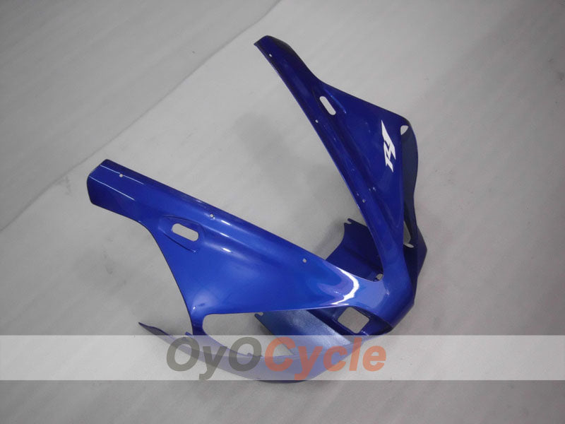 Verkleidungssatz für Einspritzmodelle der YZF-R1, Baujahr 00-01 - Blau, Weiß - Werksdesign #OYO87905749