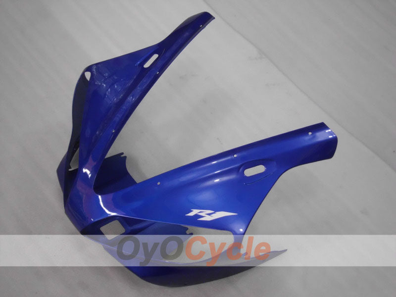 Verkleidungssatz für Einspritzmodelle der YZF-R1, Baujahr 00-01 - Blau, Weiß - Werksdesign #OYO87905749