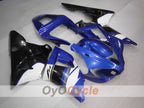 Verkleidungssatz für Einspritzmodelle der YZF-R1, Baujahr 00-01 - Blau, Weiß - Werksdesign #OYO87905749