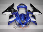 Verkleidungssatz für Einspritzmodelle der YZF-R1, Baujahr 00-01 - Blau, Weiß - Werksdesign #OYO87905749