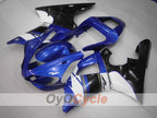 Verkleidungssatz für Einspritzmodelle der YZF-R1, Baujahr 00-01 - Blau, Weiß - Werksdesign #OYO87905749