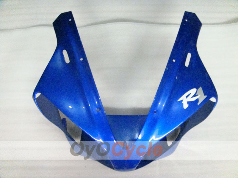 Verkleidungssatz für Einspritzmodelle der YZF-R1, Baujahr 00-01 - Blau, Weiß - Werksdesign #OYO87905750