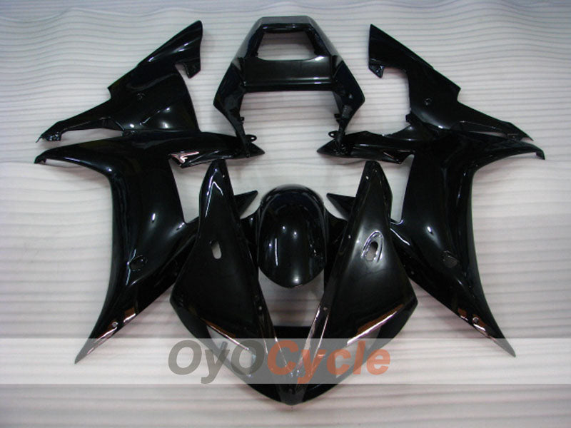 Verkleidungssatz für Einspritzmodelle der YZF-R1, Baujahr 02-03 - Schwarz - Ohne Aufkleber/Dekor, Werksdesign #OYO87905751