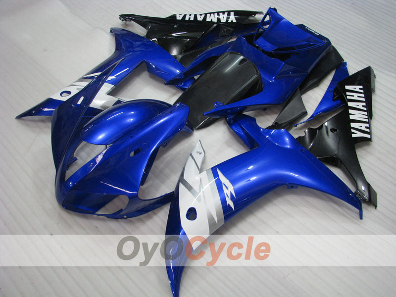 Einspritzverkleidungssatz für YZF-R1 02-03 - Blau, Schwarz - Werksdesign #OYO87905757