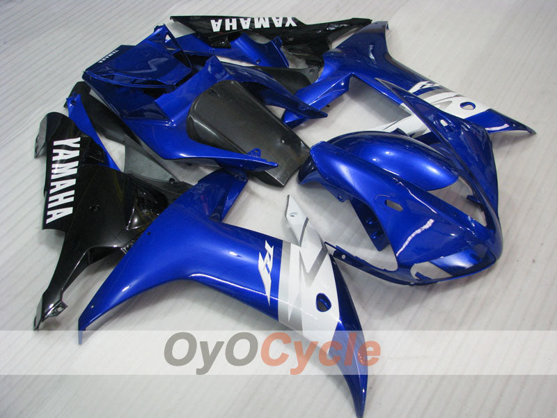 Einspritzverkleidungssatz für YZF-R1 02-03 - Blau, Schwarz - Werksdesign #OYO87905757 Hauptbild