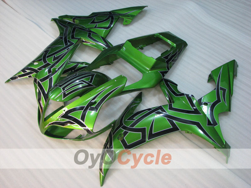 Einspritzverkleidungssatz für YZF-R1 02-03 - Grün - Werksdesign, individuell anpassbar #OYO87905759