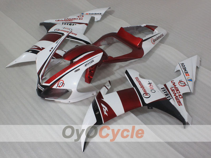 Einspritzverkleidungssatz für YZF-R1 02-03 - Rot, Weiß, Schwarz - Individuelle Anpassung #OYO87905761