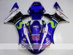 Einspritzverkleidungssatz für YZF-R1 02-03 - Blau, Weiß, Schwarz - Monster #OYO87905763