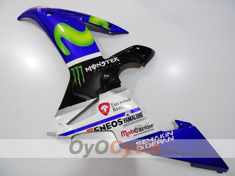 Einspritzverkleidungssatz für YZF-R1 02-03 - Blau, Weiß, Schwarz - Monster #OYO87905763