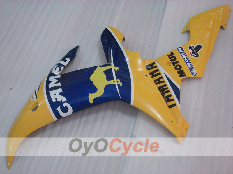 Einspritzverkleidungssatz für YZF-R1 02-03 - Gelb, Blau - Camel, MOTUL #OYO87905764