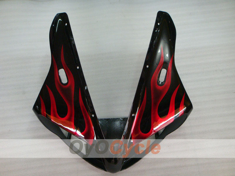 Einspritzverkleidungssatz für YZF-R1 02-03 - Rot, Schwarz - Flame #OYO87905765