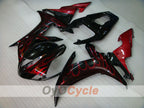 Einspritzverkleidungssatz für YZF-R1 02-03 - Rot, Schwarz - Flame #OYO87905765