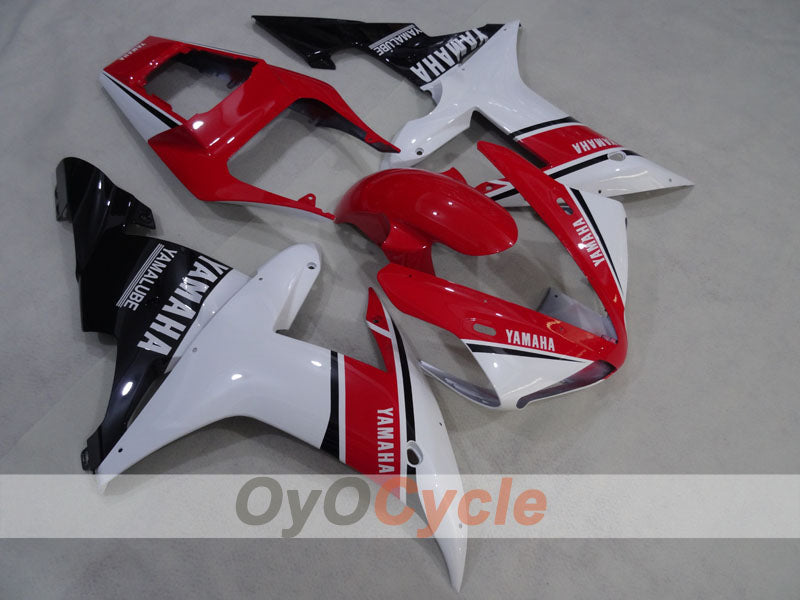 Verkleidungssatz im Spritzgussverfahren für YZF-R1 02-03 - Rot, Weiß - Werksstil #OYO87905767