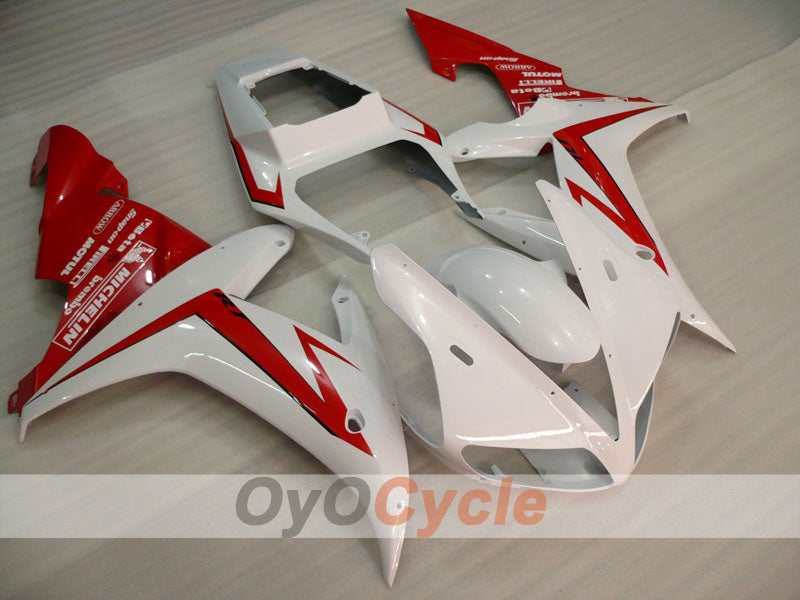 Verkleidungssatz im Spritzgussverfahren für YZF-R1 02-03 - Rot, Weiß - Werksstil #OYO87905768