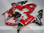 Verkleidungssatz im Spritzgussverfahren für YZF-R1 02-03 - Rot, Schwarz - Santander #OYO87905771