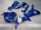 Einspritzverkleidungssatz für YZF-R6 03-04 - Blau, Weiß - Werksdesign #OYO87905790