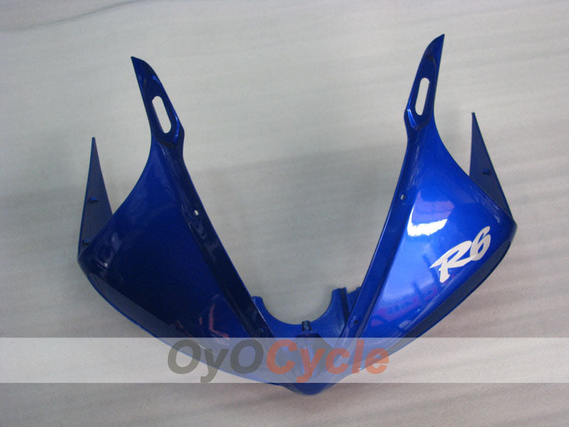 Einspritzverkleidungssatz für YZF-R6 03-04 - Blau, Weiß - Werksdesign #OYO87905790