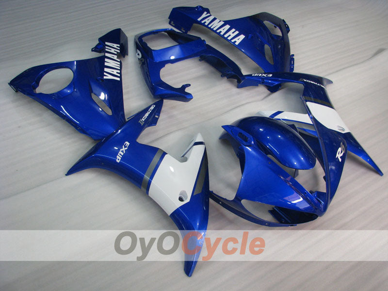 Verkleidungssatz für Einspritzermodelle der YZF-R6 05 - Blau, Weiß - Werksstil #OYO87905834 Zweitbild