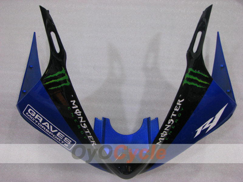 Verkleidungssatz für Einspritzermodelle der YZF-R6 05 - Blau, Schwarz - Monster #OYO87905836
