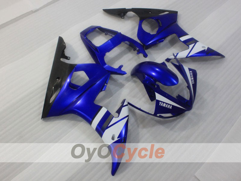 Einspritzverkleidungssatz für YZF-R6 03-04 - Blau, Weiß, Schwarz - Werksdesign #OYO87905793 Zweitbild