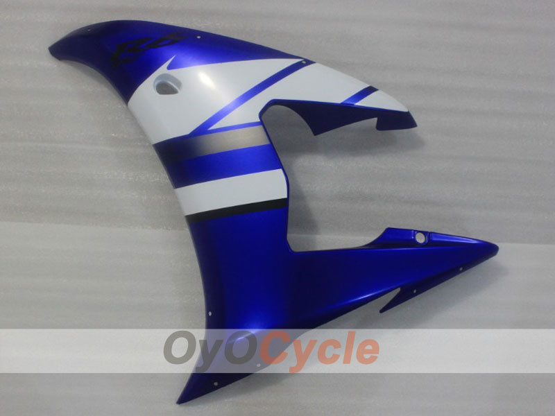 Einspritzverkleidungssatz für YZF-R6 03-04 - Blau, Weiß, Schwarz - Werksdesign #OYO87905793