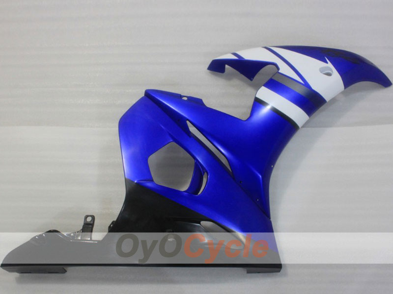 Einspritzverkleidungssatz für YZF-R6 03-04 - Blau, Weiß, Schwarz - Werksdesign #OYO87905793